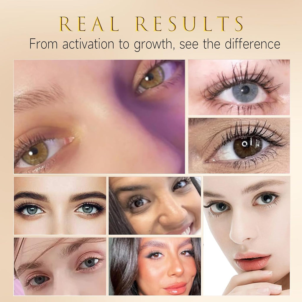 ASAMO Eyelash Growth Serum – 15 Plant Extracts, Oil-Free, Hypoallergenic (3ml)