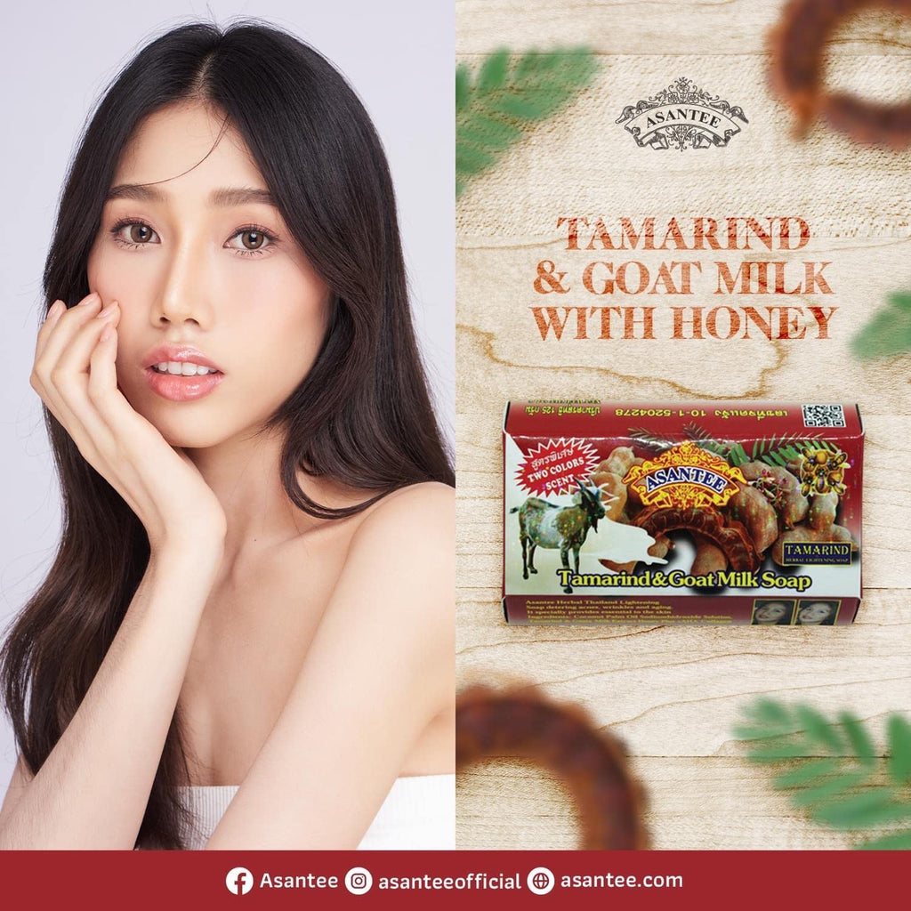 ASANTEE Tamarind & Goat Milk Herbal Soap 125 g – 6 Pack