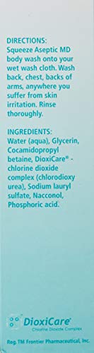 Aseptic MD Body Wash | Gentle, Fragrance-Free Chlorine Dioxide Complex for All Skin Types | 8 oz