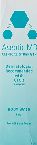 Aseptic MD Body Wash | Gentle, Fragrance-Free Chlorine Dioxide Complex for All Skin Types | 8 oz