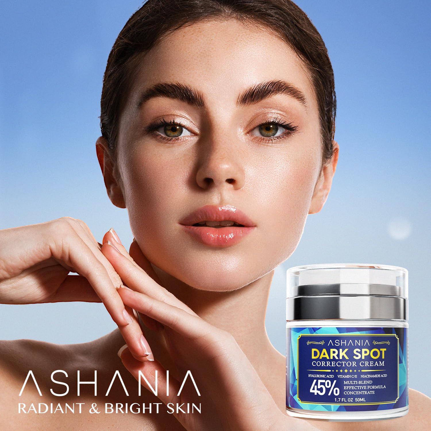 Ashania Dark Spot Remover – Face & Body Corrector for Hyperpigmentation (1.7 Fl Oz)