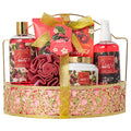 ASINING Bath & Body Basket Set Cherry Fragrance – Spa Gift Kit for Women