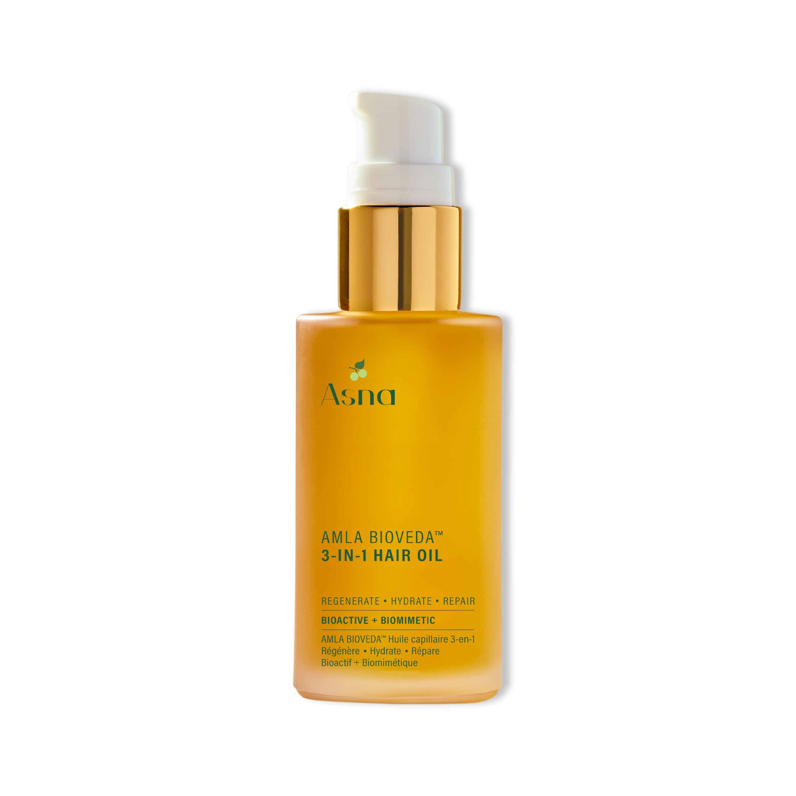 Asna Amla BioVeda 3-in-1 Hair Oil – Organic Hair & Scalp Serum with Bond Complex
