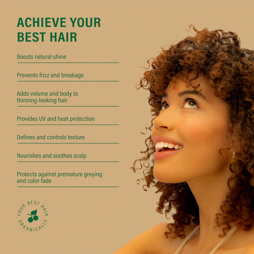 Asna Amla BioVeda 3-in-1 Hair Oil – Organic Hair & Scalp Serum with Bond Complex