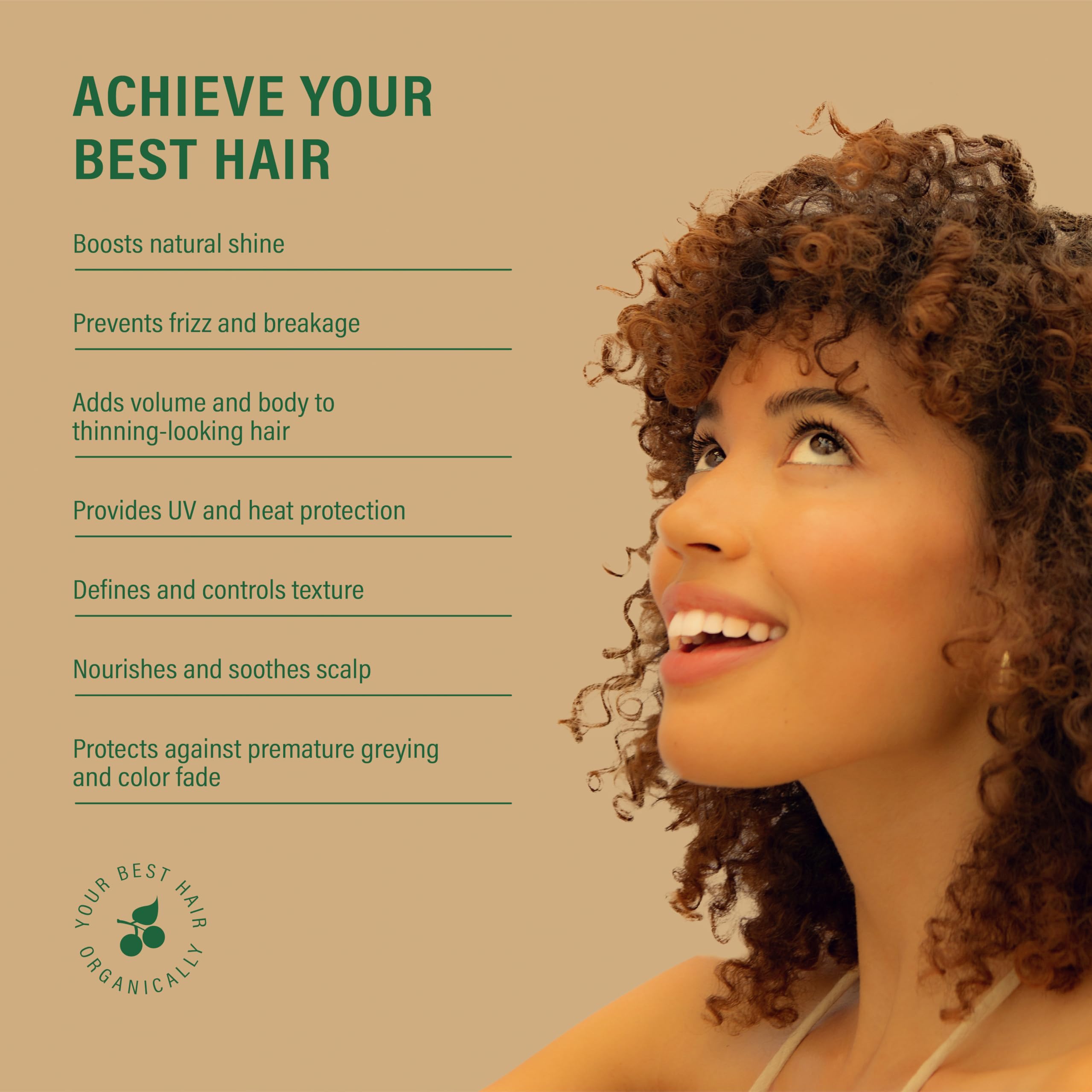 Asna Amla BioVeda 3-in-1 Hair Oil – Organic Hair & Scalp Serum with Bond Complex