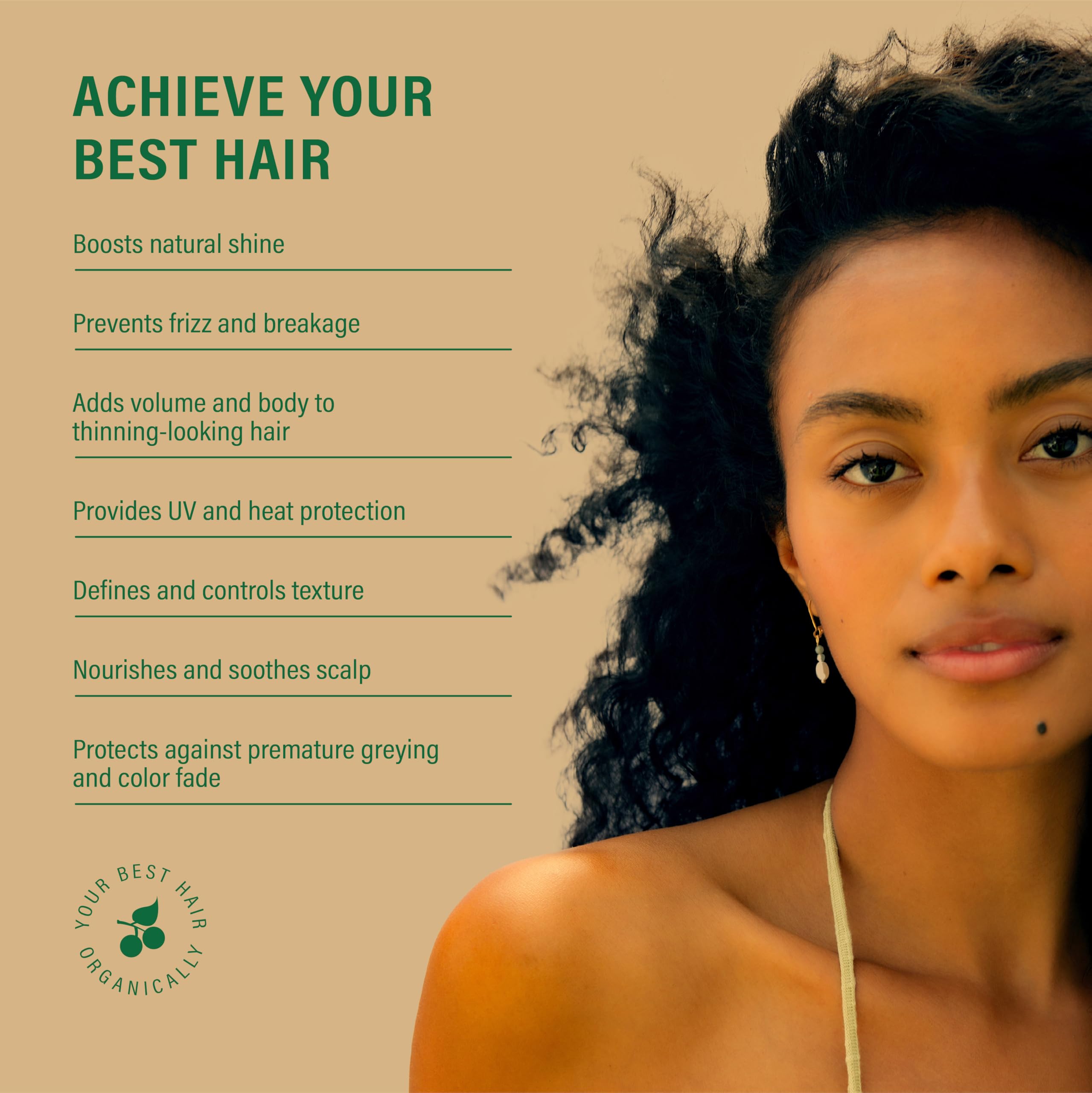 Asna Amla BioVeda 3-in-1 Hair Oil – Organic Hair & Scalp Serum with Bond Complex