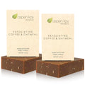Aspen Kay Naturals Coffee & Oatmeal Exfoliating Soap – Organic Shea Butter & Essential Oils (2 Pack)