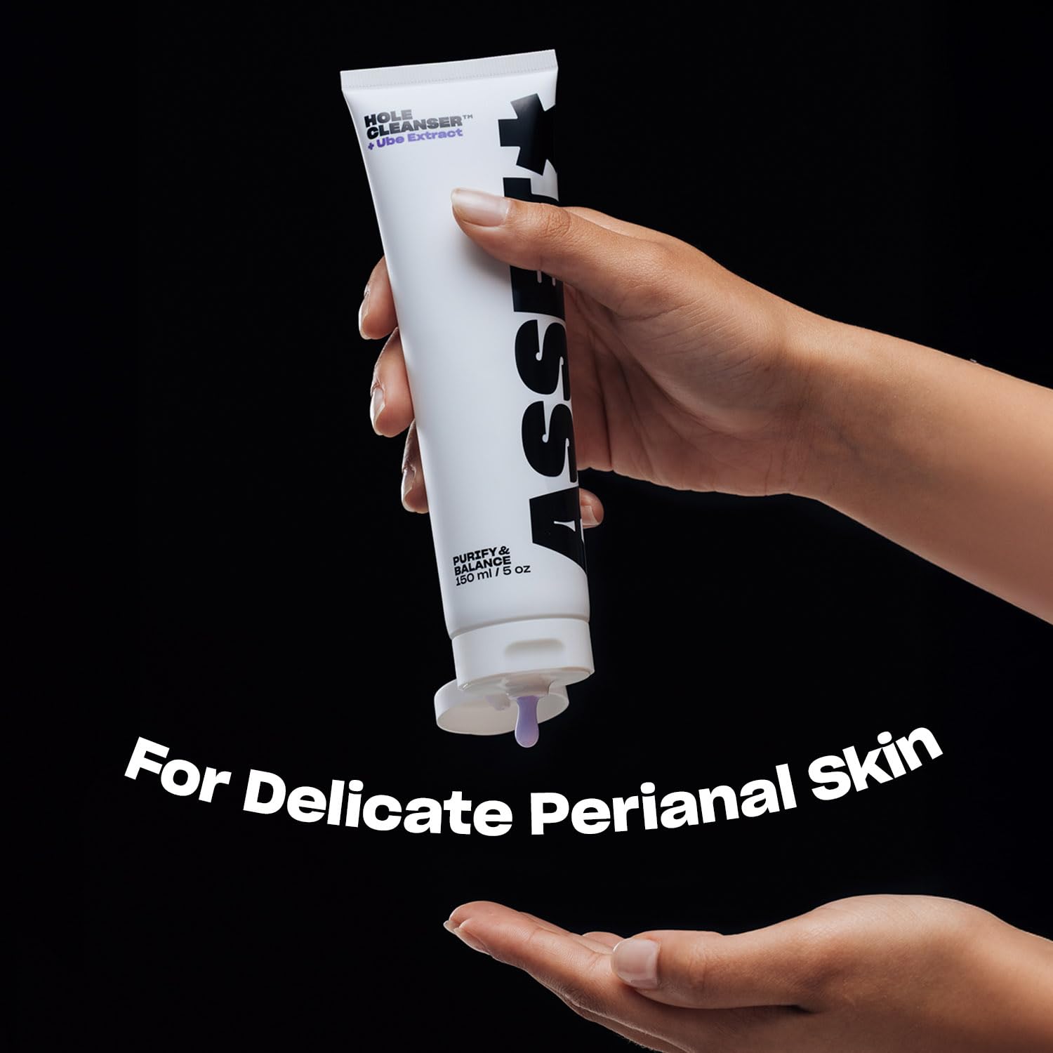 Asset Hole Cleanser – Perianal-Optimized Gentle Daily Cleanser (150ml / 5oz) | Non-Ionic Surfactant System, pH Balanced, Vegan