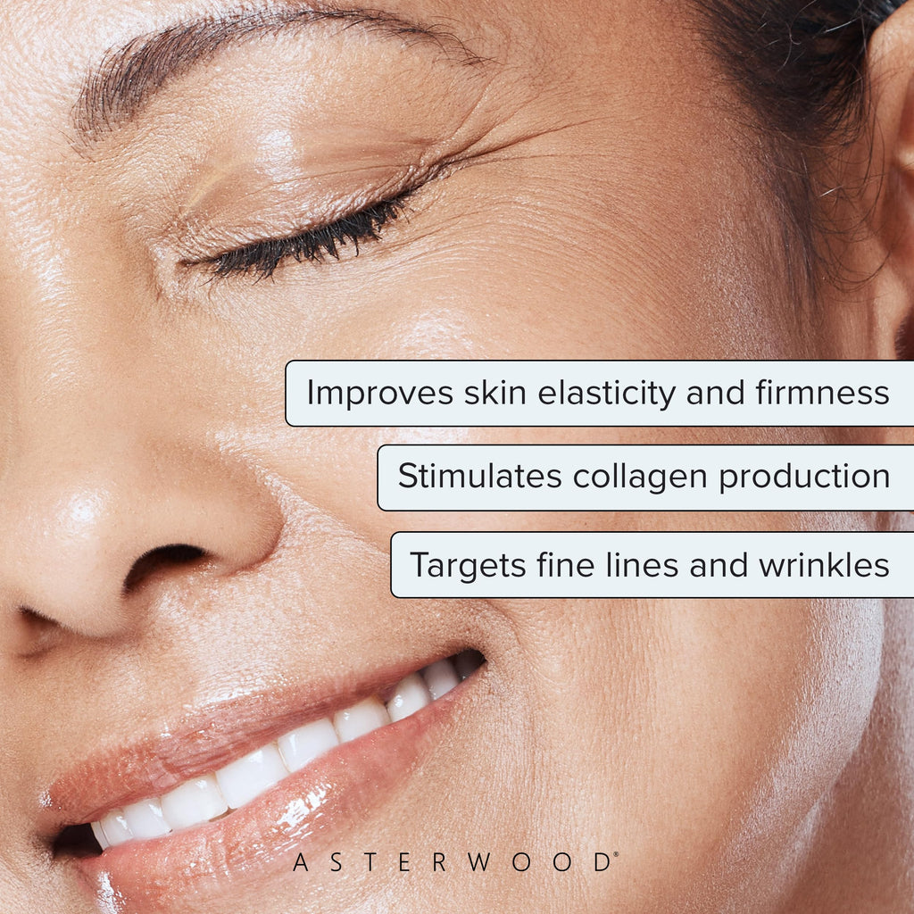 Asterwood Copper Peptides Serum for Face — GHK-Cu + Hyaluronic Acid | Anti-Aging Facial Serum, 1 Fl Oz