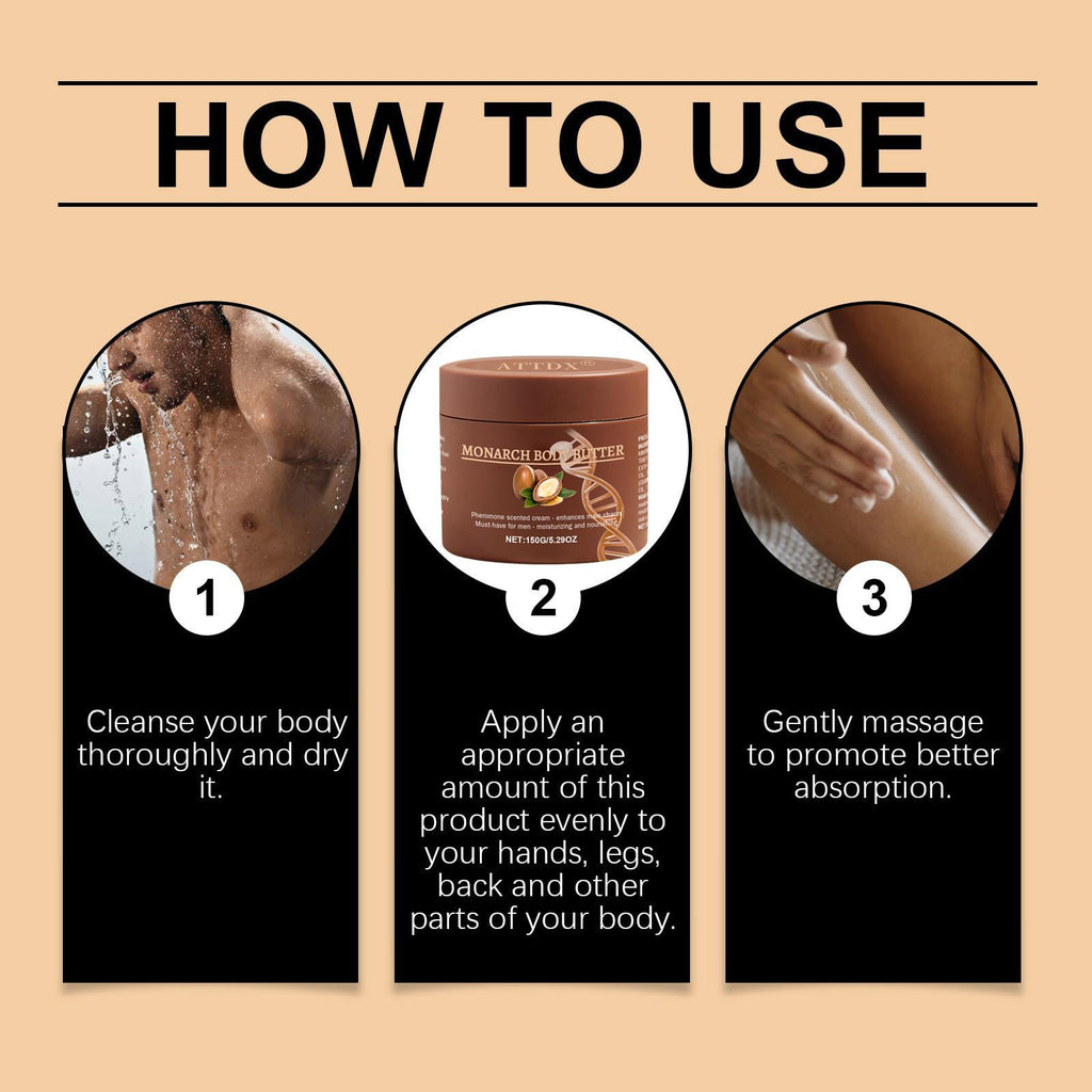 ATTDX Pheromone Scented Cream — Men’s Body Butter for Hydration and Long-Lasting Fragrance