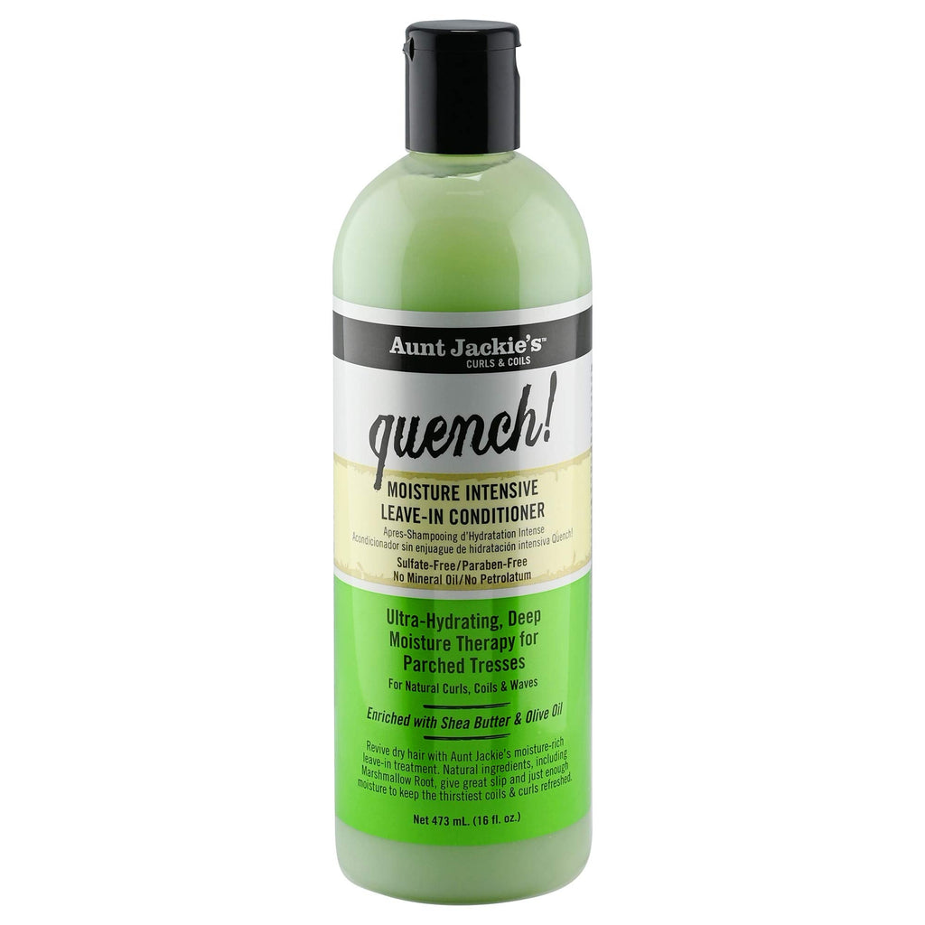 Aunt Jackie's Quench Moisture Intensive Leave-In for Natural Curls & Waves – 16 oz