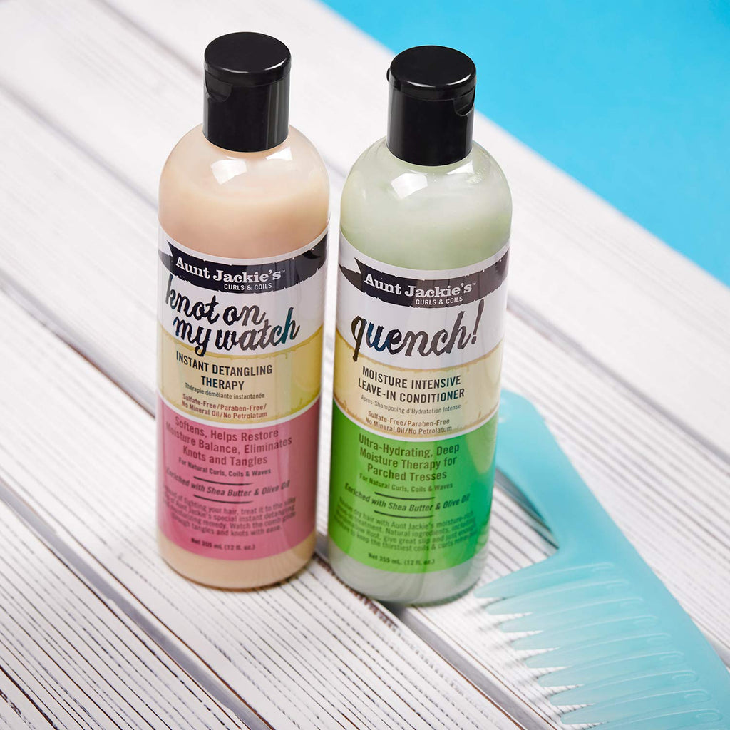 Aunt Jackie's Quench Moisture Intensive Leave-In for Natural Curls & Waves – 16 oz