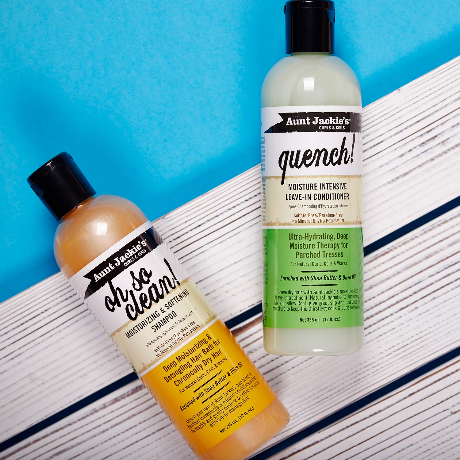 Aunt Jackie's Quench Moisture Intensive Leave-In for Natural Curls & Waves – 16 oz