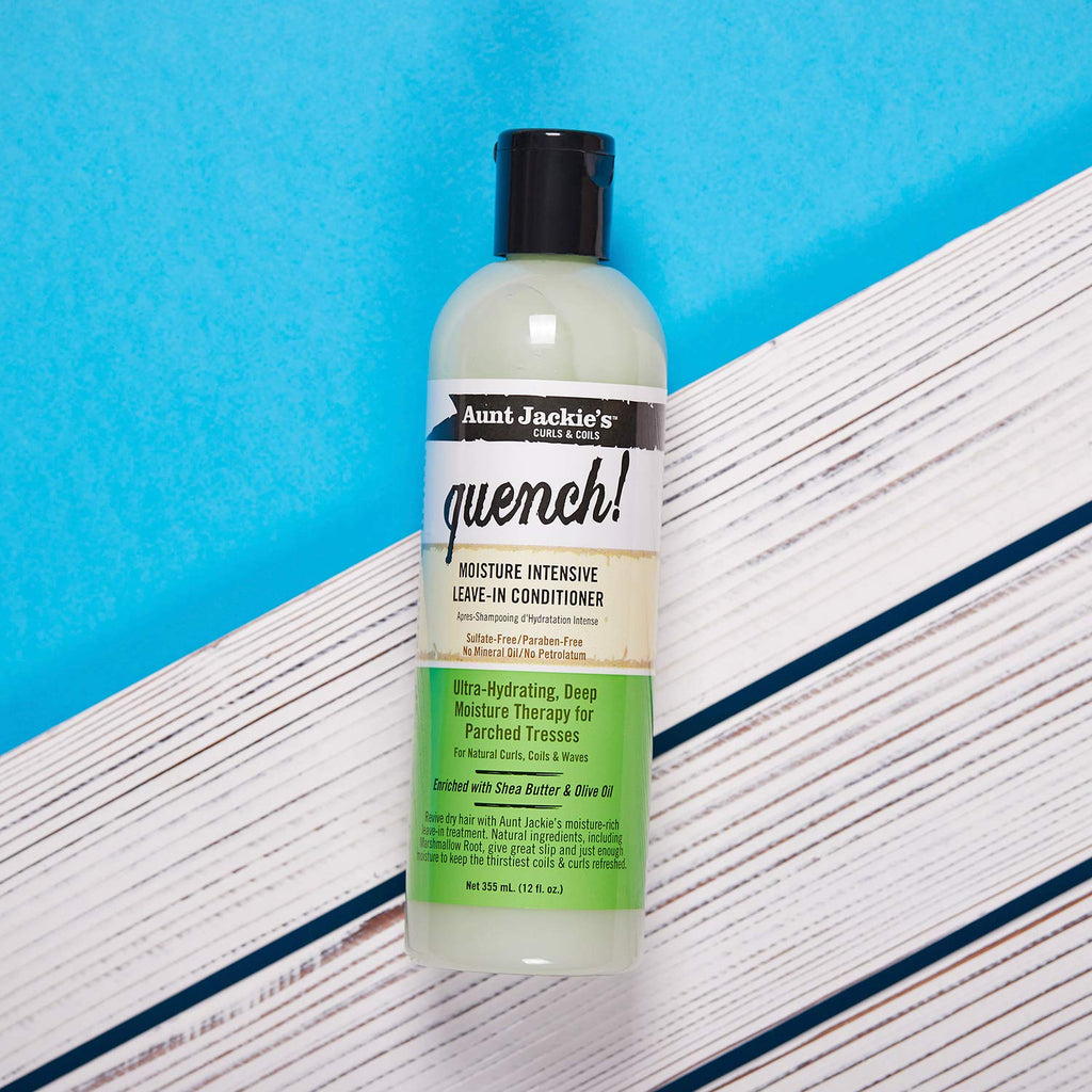 Aunt Jackie's Quench Moisture Intensive Leave-In for Natural Curls & Waves – 16 oz