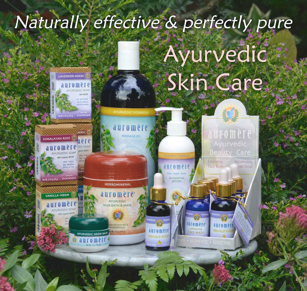 Auromere Lavender Neem Ayurvedic Bar Soap – Eco-Friendly, Handmade, Vegan (2.75 oz each, 4 Pack)