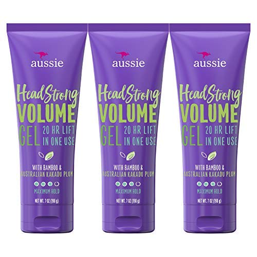 Aussie Headstrong Volume Gel 7 oz Triple Pack – Volumize, Texture & Hold