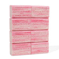Australian Botanical Goats Milk Soap with Raspberry – 6.6 oz Triple Milled Bars Pack of 8