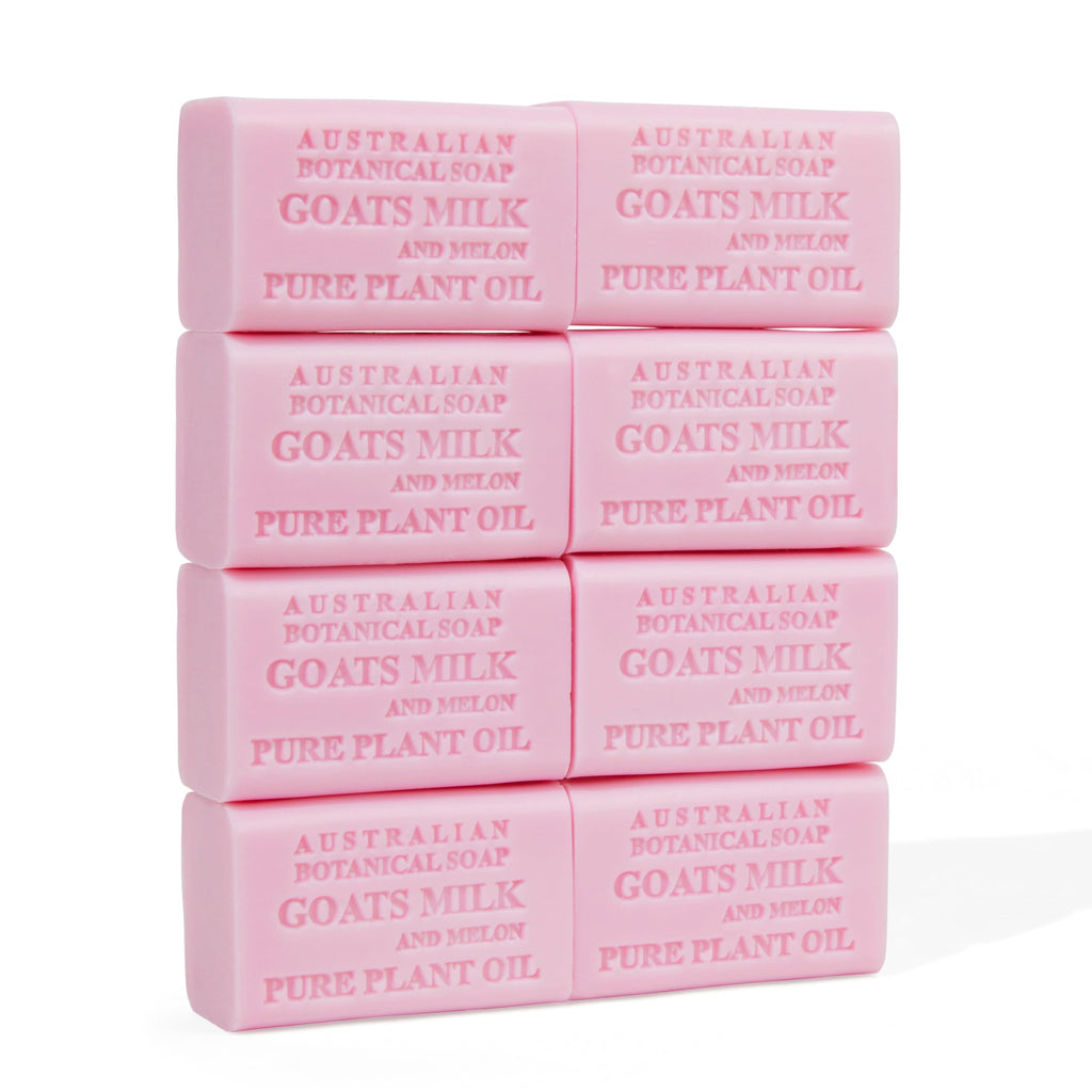 Australian Botanical Soap Goat Milk Melon Bars – 6.6 oz Pack of 8