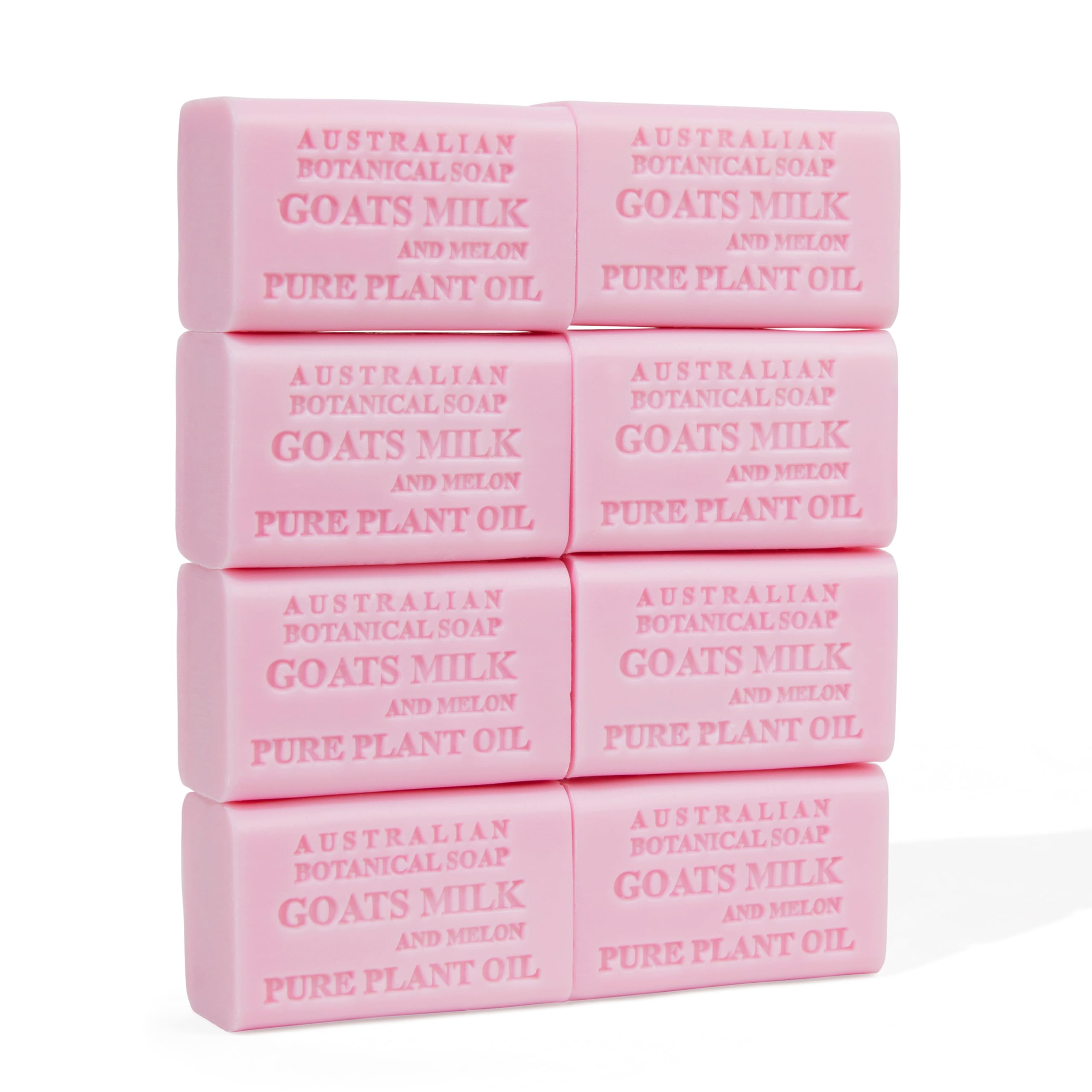 Australian Botanical Soap Goat Milk Melon Bars – 6.6 oz Pack of 8