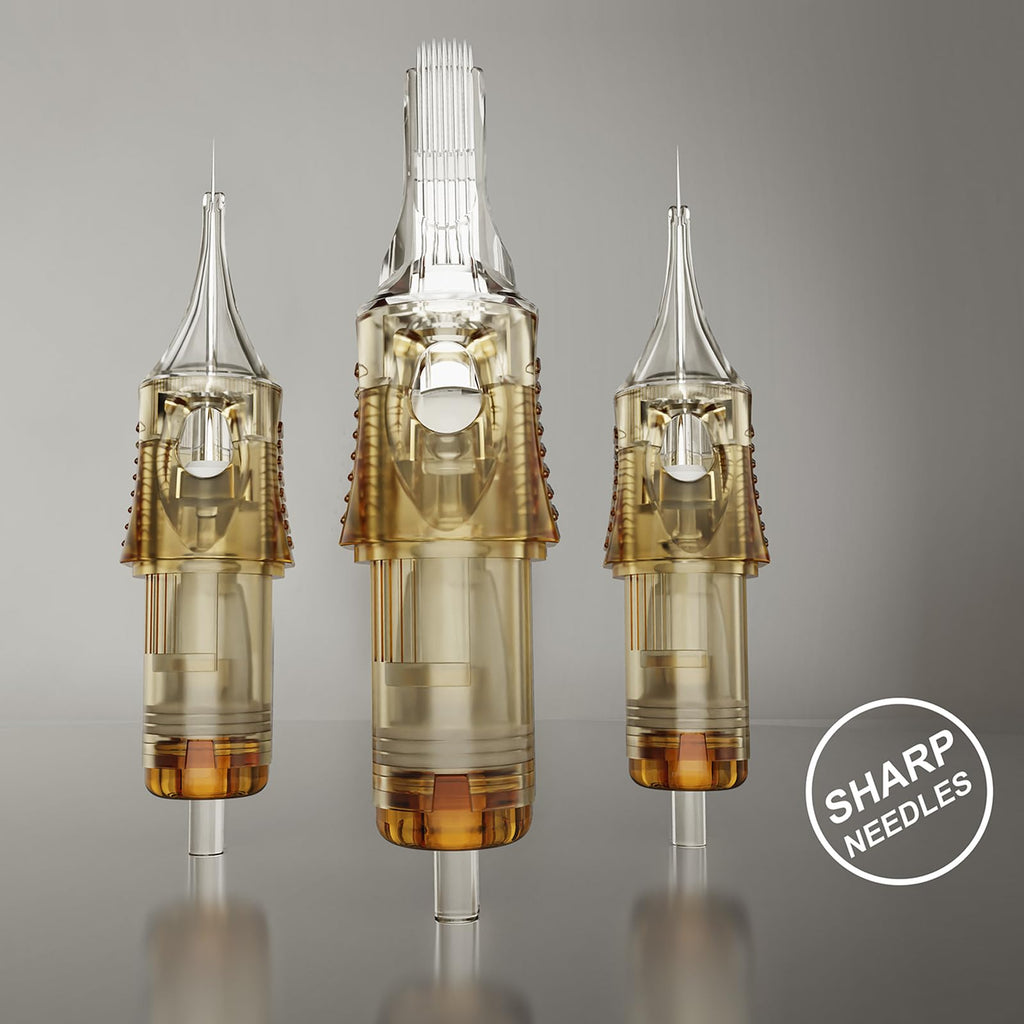 Autdor PEPAX Lance Tattoo Needle Cartridges 1023CML – 20Pcs #10 Bugpin 0.30mm 5.0mm Taper