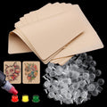 Autdor Tattoo Practice Skins with Base Kit – 1010 Pcs (1000 Ink Cups 11mm + 10 Blank Skins)