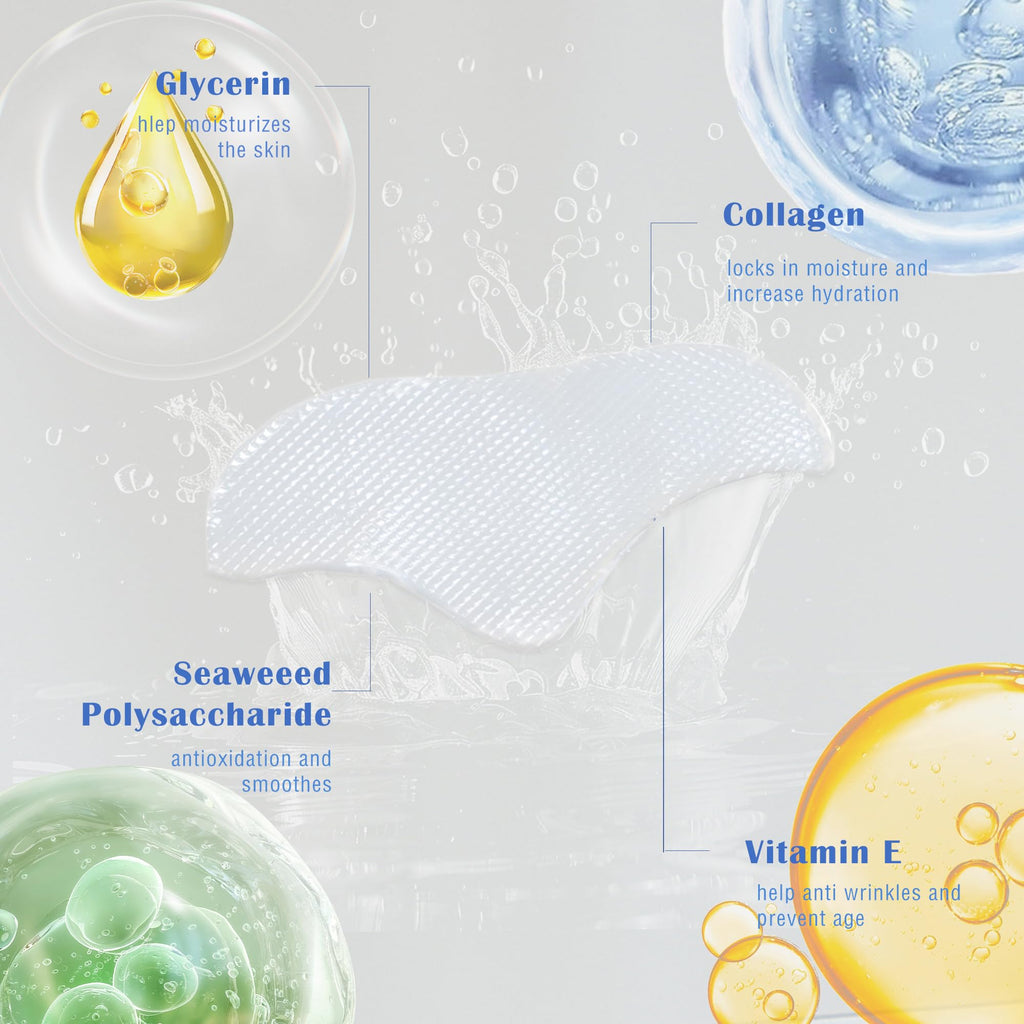 Auteek Forehead & Smile Line Patches Overnight – Hydrating Collagen Hydrogel