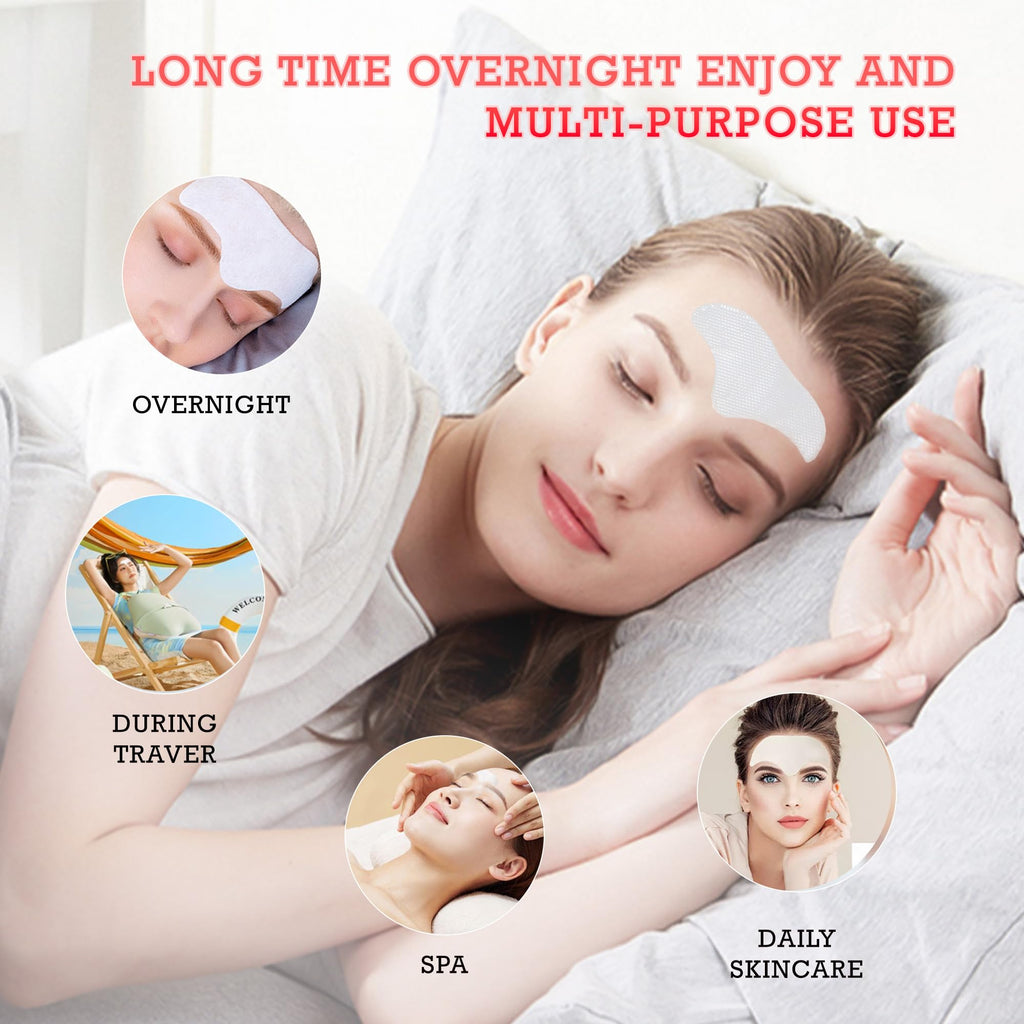 Auteek Forehead Wrinkle Patches Overnight – Collagen & Seaweed (20 Count)