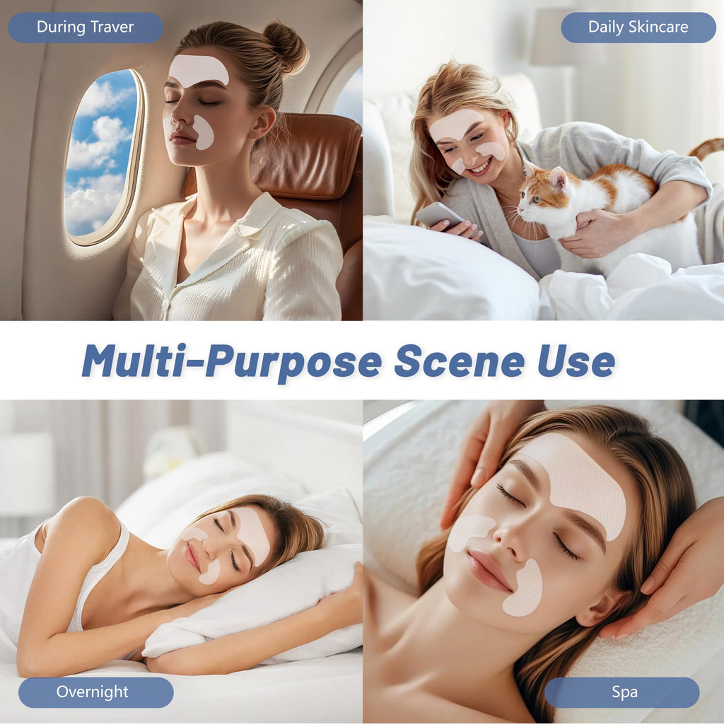 Auteek Forehead & Smile Line Patches Overnight – Hydrating Collagen Hydrogel