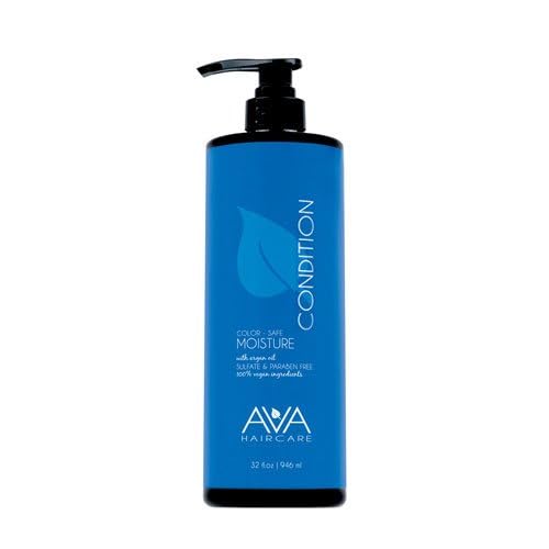 Ava Haircare Moisturizing Conditioner – Vegan, Sulfate Free, Paraben Free, Cruelty Free (33oz)
