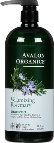 Avalon Organics Rosemary Shampoo – 32 fl oz | Volumizing, Vegan & Clean