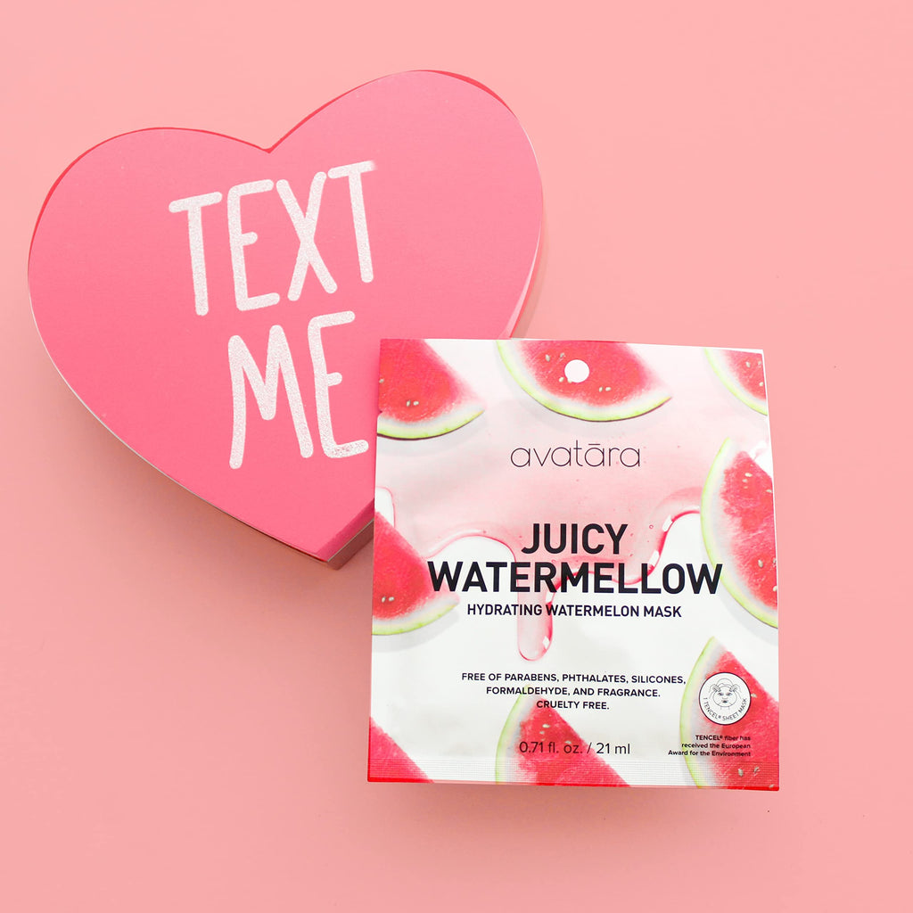 Avatara Juicy Watermellow Facial Mask — Hydrating 15-Sheet Hydration & Glow