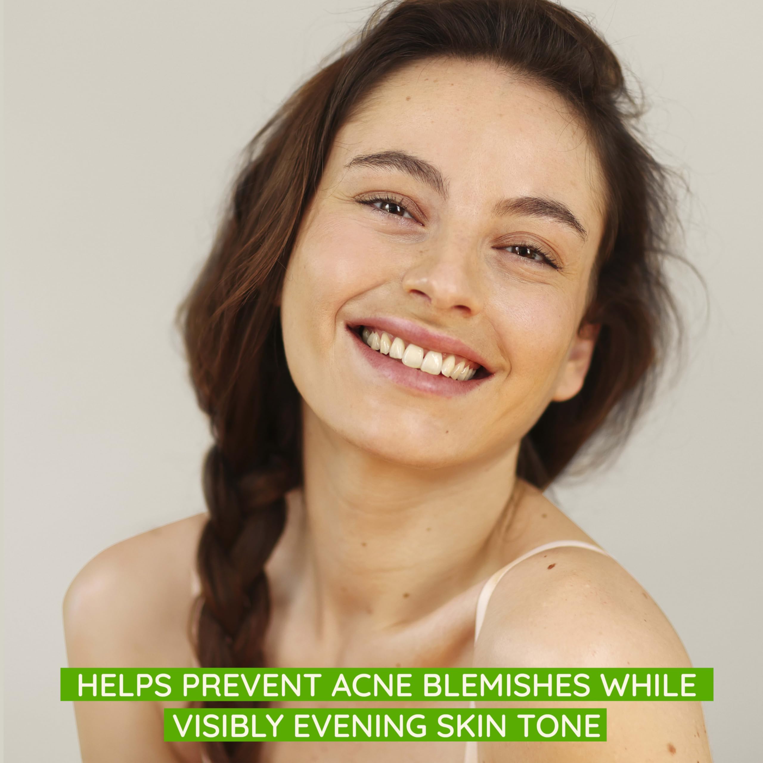 Aveeno Positively Radiant Clear Complexion Face Moisturizer – Soy Complex, 0.5% Salicylic Acid, Oil-Free, 4 oz