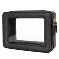 Aveniee Clear Makeup Bag Organizer – Large Travel Toiletry Bag, Waterproof, Black