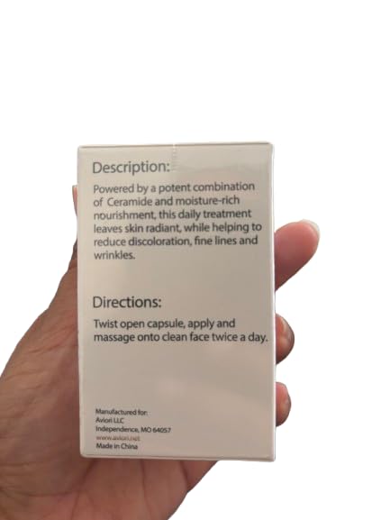 AVIORI Ceramide Capsules Serum | Lightweight, Fragrance-Free Hydration for Skin Barrier