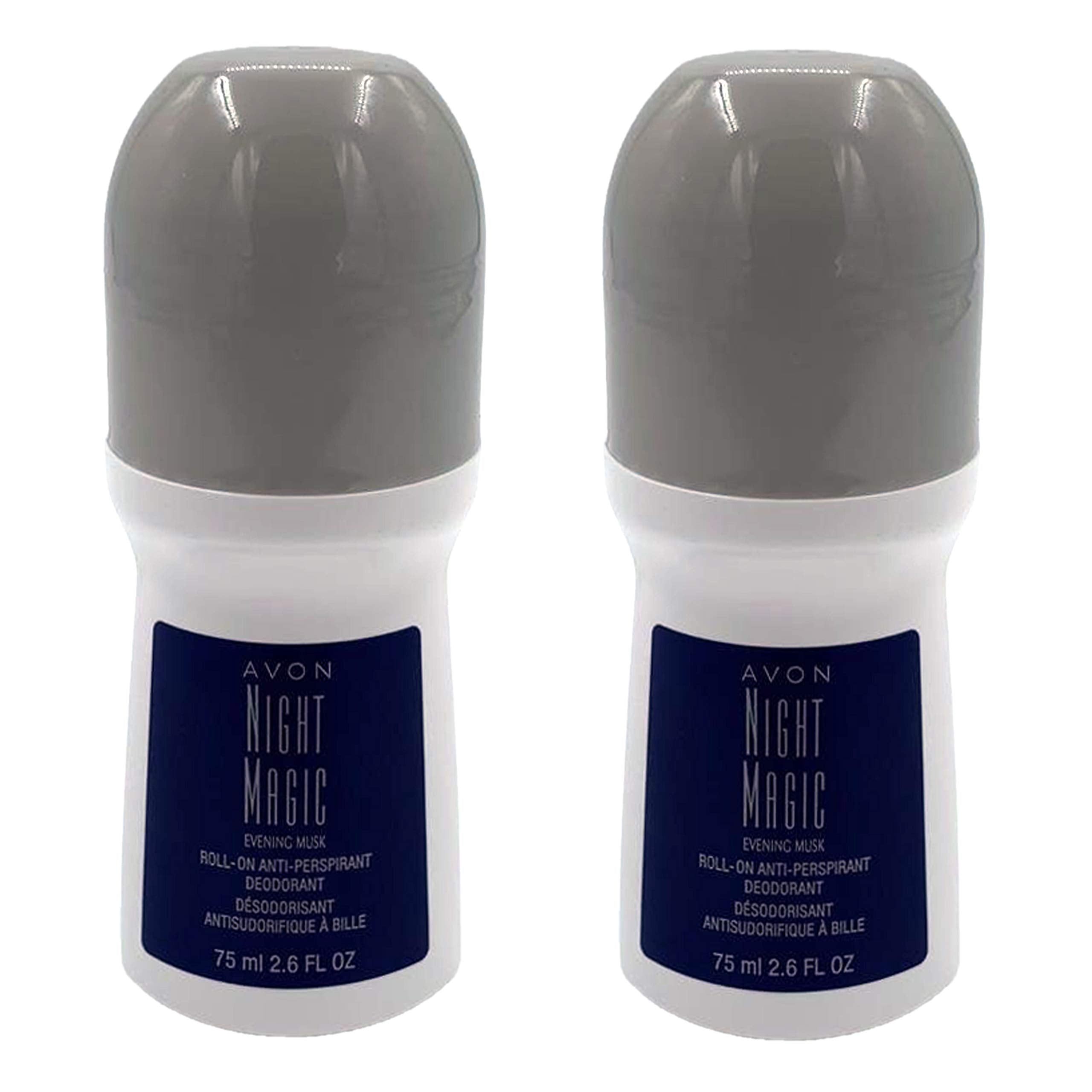 AVON Night Magic Evening Roll-On Antiperspirant Deodorant – Bonus Size 75 ml