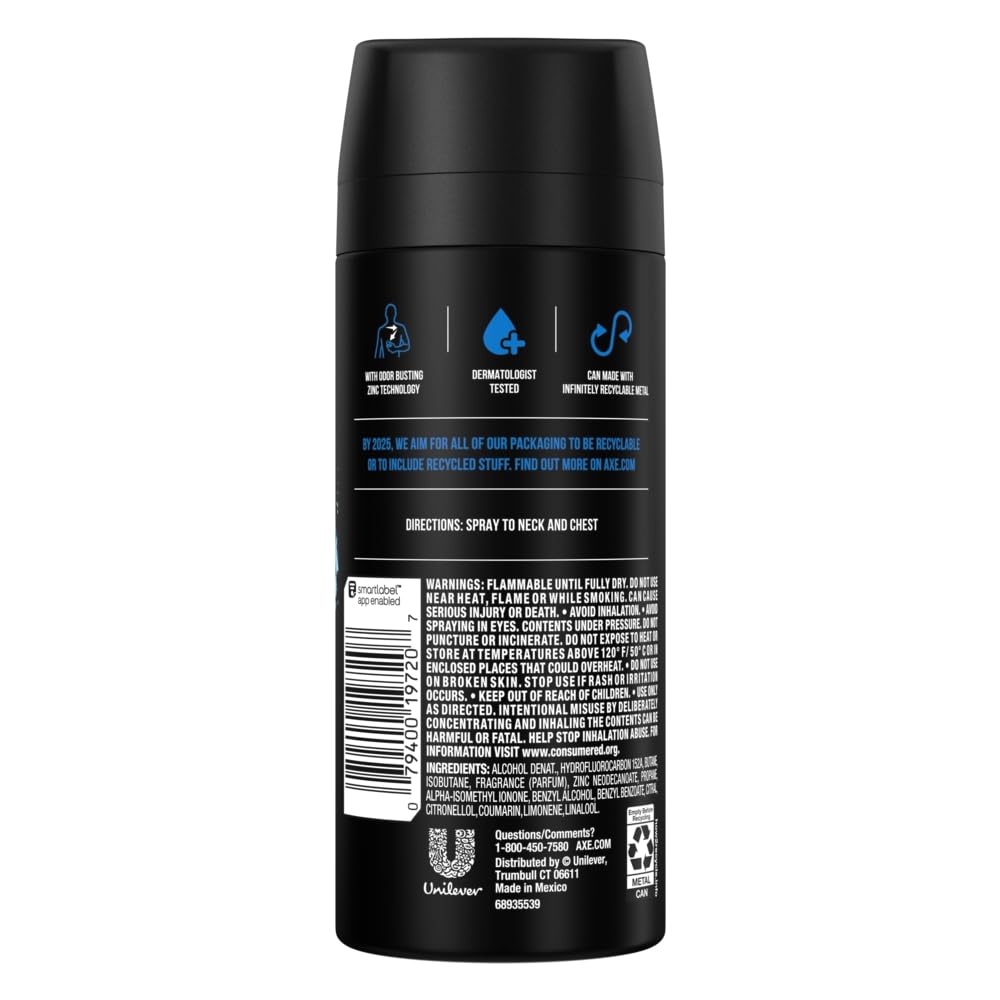 AXE Daily Fragrance Anarchy 4 oz – Pack of 12 | Everyday Fragrance