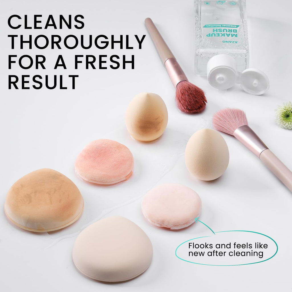 Azang Makeup Brush Cleaner 300ml – Deep Clean for Brushes, Sponges & Puffs | Gentle, Vegan & Cruelty-Free
