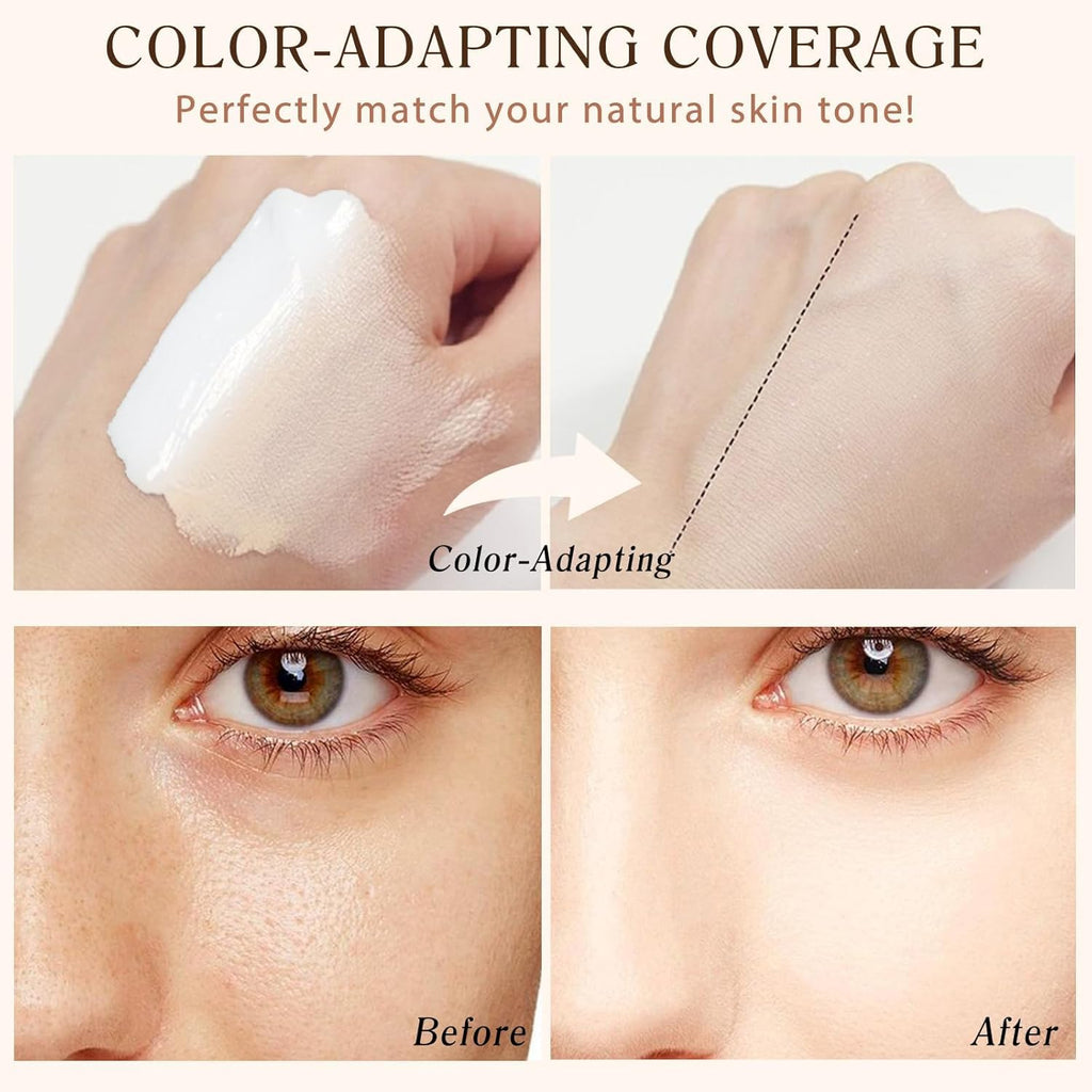 Azmaker 4-in-1 Color Changing Foundation with SPF50 PA++ | Hydration, Buildable Coverage