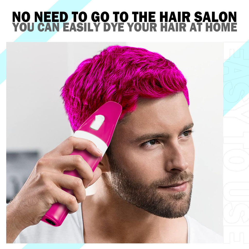 Azonbey Pink Hair Dye Shampoo for Gray Hair – 4-in-1 Semi-Permanent Color & Coverage