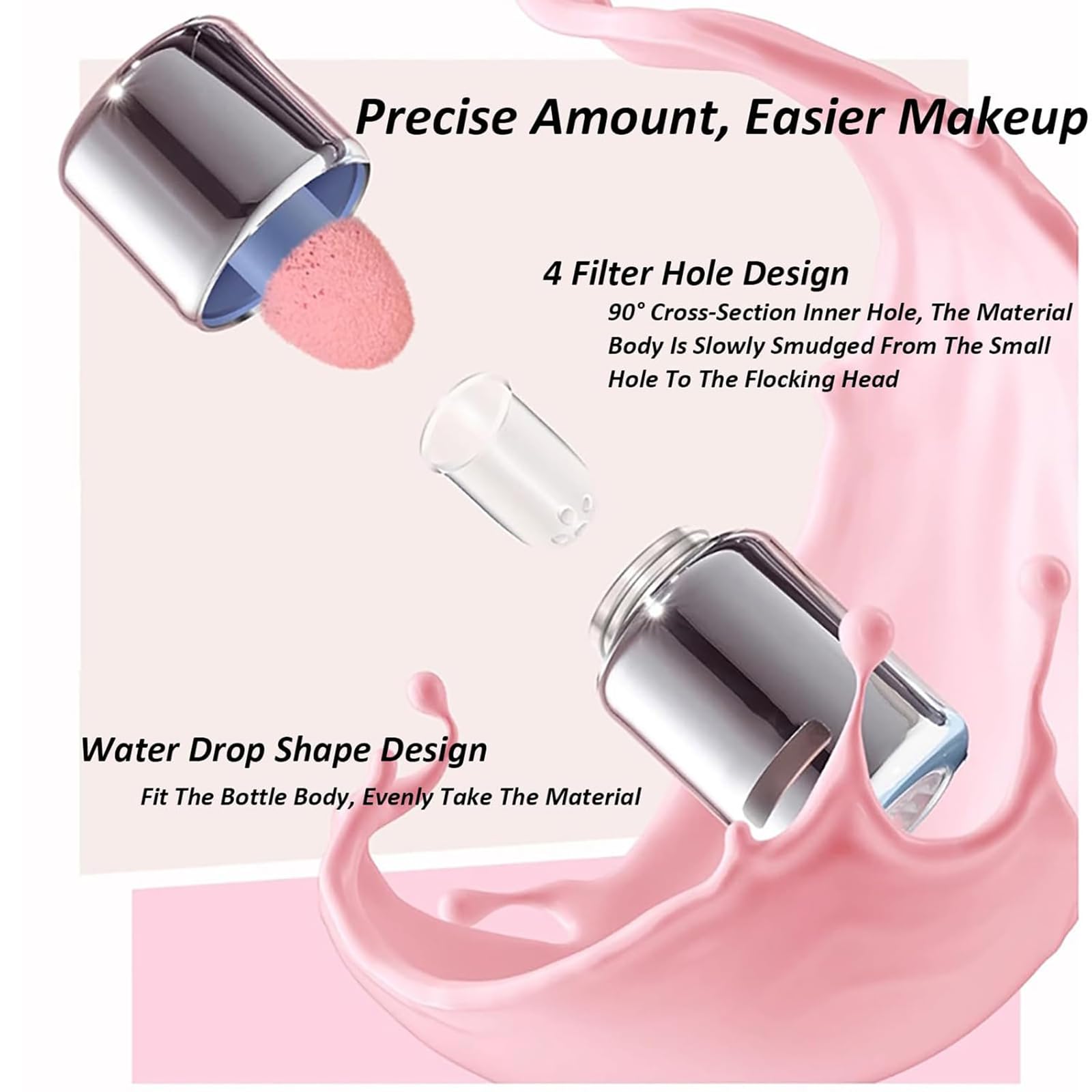 Aztk Liquid Blush JC06 – High-Pigment Matte Blush with Sponge