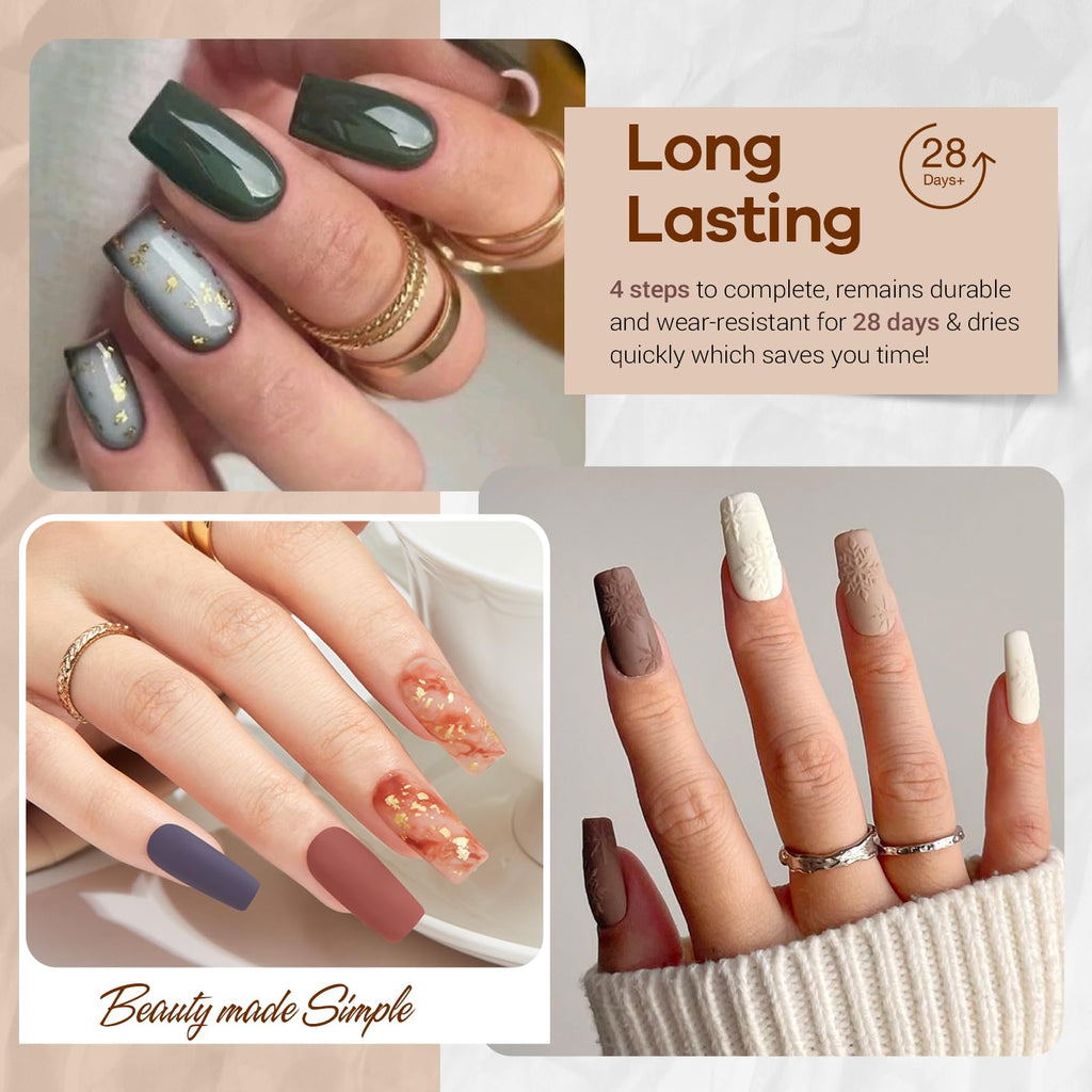 AZUREBEAUTY Dip Powder Nail Kit Starter — 20 Colors, No Lamp Needed