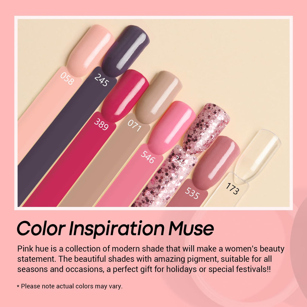 AZUREBEAUTY Dip Powder Nail Kit Starter Pink Blue Palette – 30Pcs, Lamp-Free DIY Nails