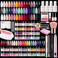 AZUREBEAUTY Dip Powder Nail Kit with Electric Drill — 24 Colors