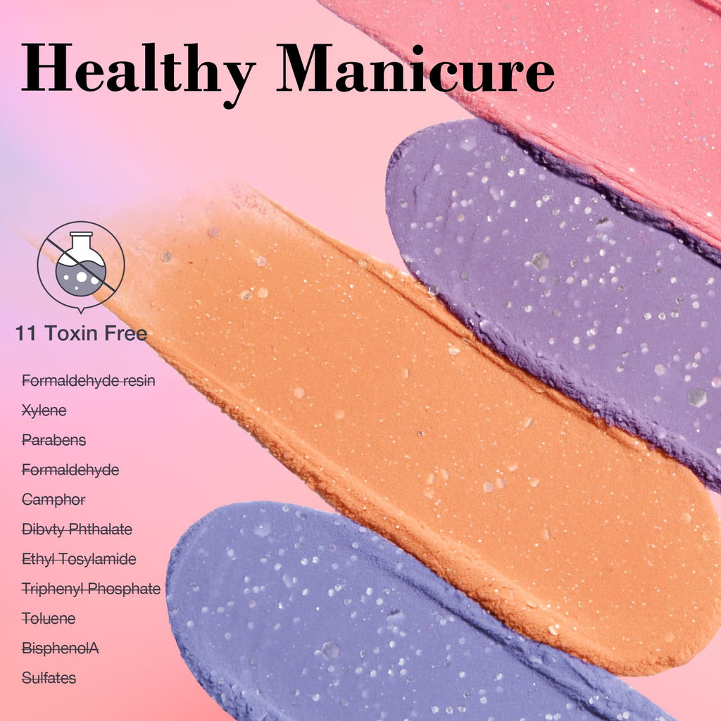 AZUREBEAUTY Color Changing Dip Powder Nail Kit Starter — 4-Color Change, No Lamp Needed, Base/Top/Activator Included