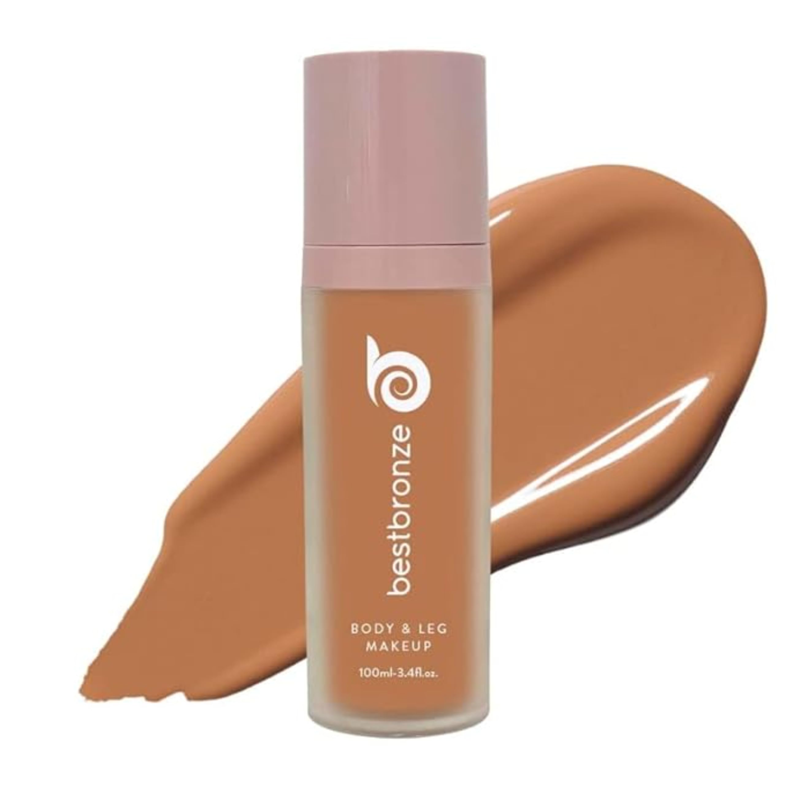 B BESTBRONZE Body Makeup Concealer – Waterproof Tattoo Cover Up & Full Coverage Body Foundation NC50 Rich Brown, 3.4 Fl Oz