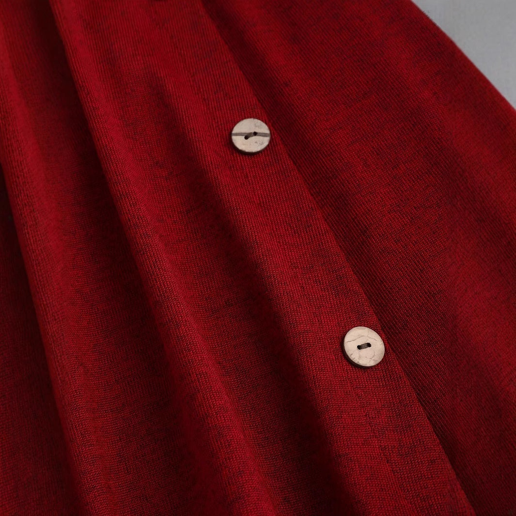 Christmas Collection Women's Retro Long Hooded Dress