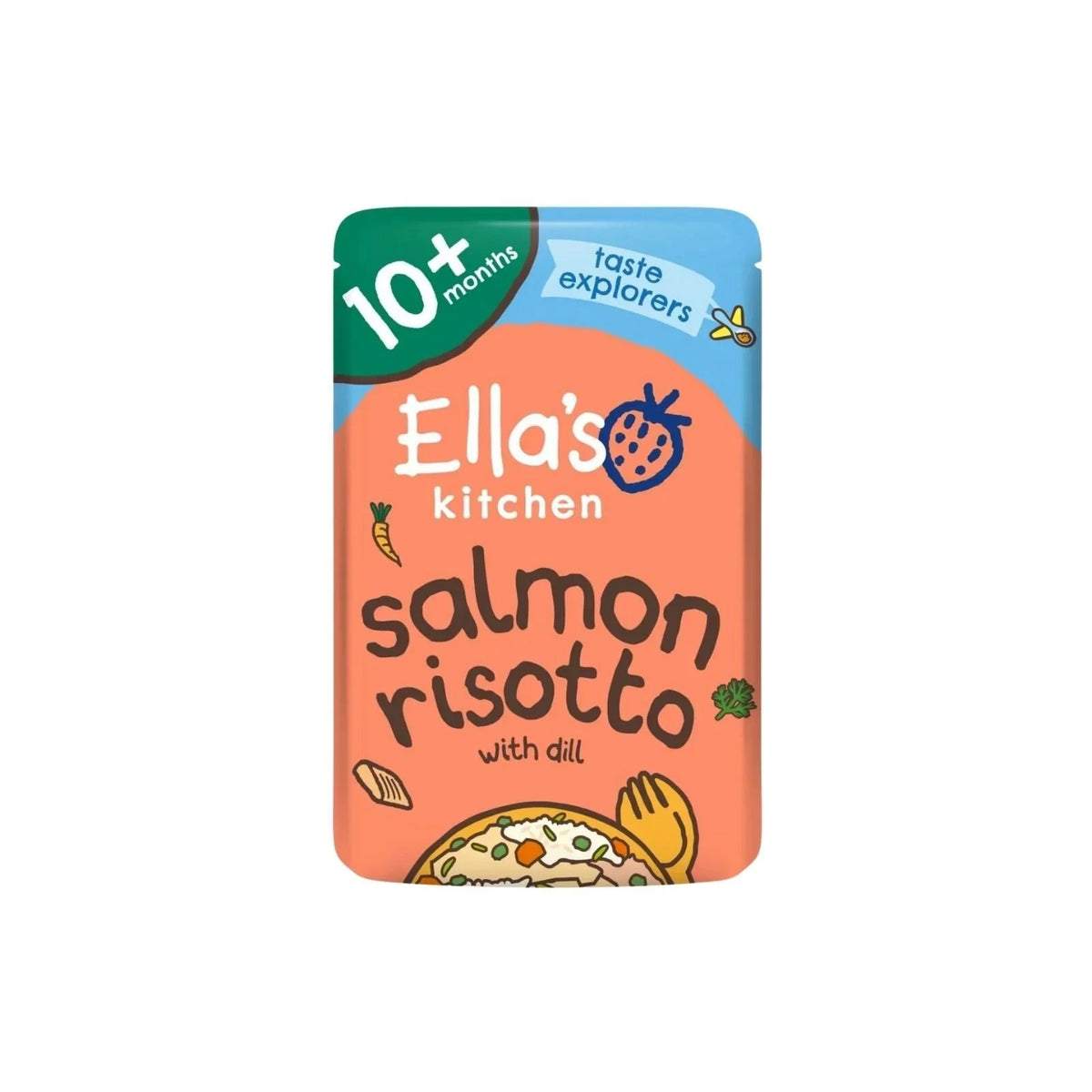 Ella's Kitchen Organic Salmon Risotto with Cheese 10+ months 190g
