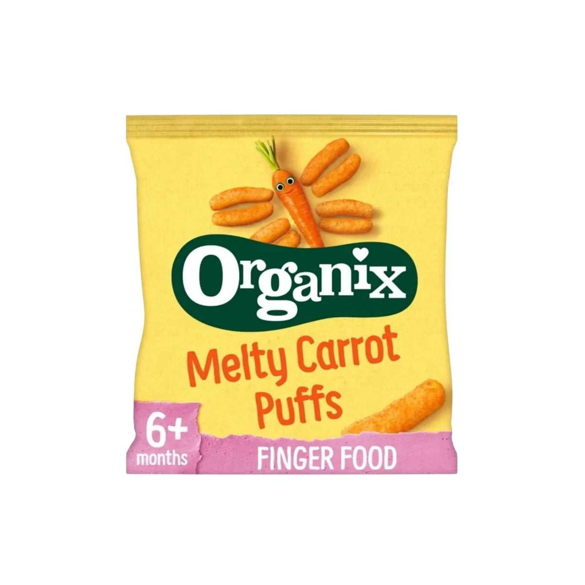 Organix Melty Carrot Puffs 6+ months 20g