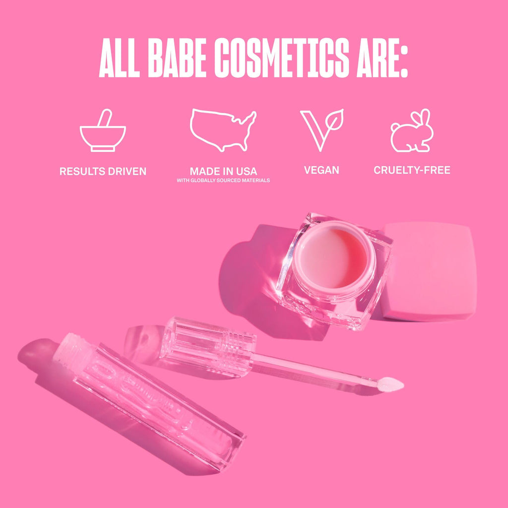 BABE ORIGINAL Babe Glow Fragrance-Free Lip Sleeping Mask | Hydration, Hyaluronic Acid & Antioxidants