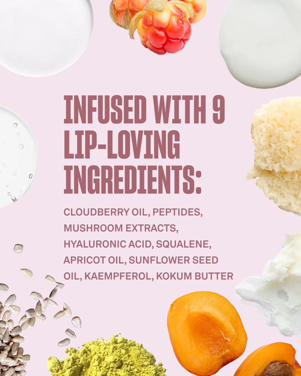 BABE ORIGINAL Cloud 9 Lip Serum | Hydrating Lip Treatment with Cloudberry Oil, Peptides & Hyaluronic Acid